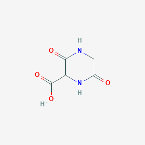 molecular formula C5H6N2O4 B1504968 3,6-Dioxopiperazine-2-carboxylic acid CAS No. 98021-27-3