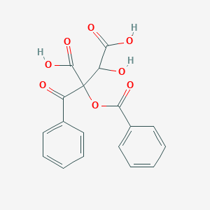 molecular formula C18H14O8 B1504970 2-Benzoyl-2-(benzoyloxy)-3-hydroxybutanedioic acid CAS No. 22333-70-6