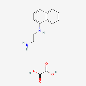 molecular formula C14H16N2O4 B1504977 N1-(Naphthalen-1-yl)ethane-1,2-diamine oxalate CAS No. 72704-20-2