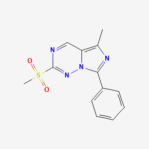 5-Methyl-2-(methylsulfonyl)-7-phenylimidazo[5,1-F][1,2,4]triazine