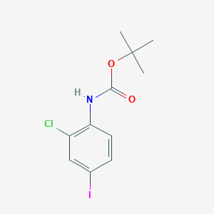 Tert-butyl 2-chloro-4-iodophenylcarbamate
