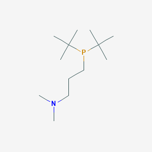 molecular formula C13H30NP B1505000 3-(Di-tert-butylphosphanyl)-N,N-dimethylpropan-1-amine CAS No. 758699-75-1