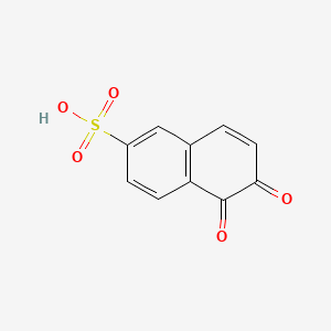 5,6-Dihydro-5,6-dioxo-2-naphthalenesulfonic acid