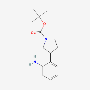 Tert-butyl 3-(2-aminophenyl)pyrrolidine-1-carboxylate