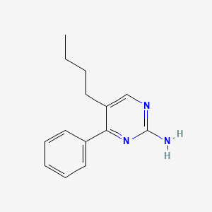 5-Butyl-4-phenylpyrimidin-2-amine