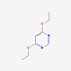 molecular formula C8H12N2O2 B15050218 Pyrimidine, 4,6-diethoxy- CAS No. 28824-74-0