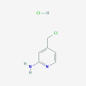 molecular formula C6H8Cl2N2 B1505029 Clorhidrato de 2-amino-4-(clorometil)piridina CAS No. 1186663-31-9