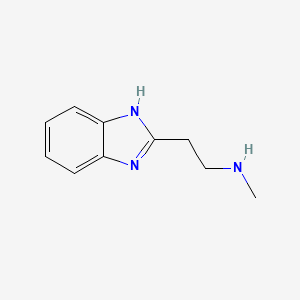 molecular formula C10H13N3 B1505031 2-(1H-Benzimidazol-2-YL)-N-methylethanamine CAS No. 99206-38-9