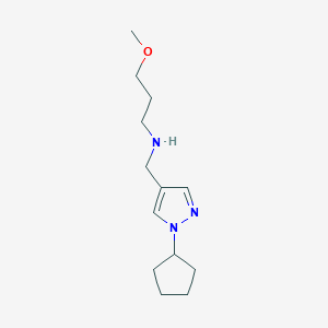 [(1-cyclopentyl-1H-pyrazol-4-yl)methyl](3-methoxypropyl)amine