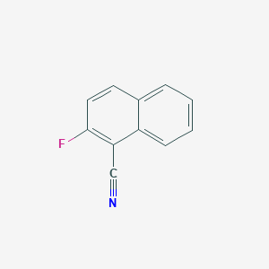 molecular formula C11H6FN B1505033 1-氰基-2-氟基萘 CAS No. 33718-12-6