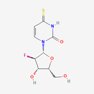 1-[(2R,3R,4S,5R)-3-fluoro-4-hydroxy-5-(hydroxymethyl)oxolan-2-yl]-4-sulfanylidene-1,2,3,4-tetrahydropyrimidin-2-one