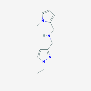 [(1-methyl-1H-pyrrol-2-yl)methyl][(1-propyl-1H-pyrazol-3-yl)methyl]amine