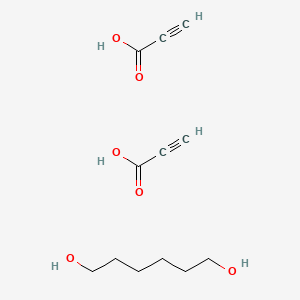 molecular formula C12H18O6 B1505036 2-Propynoic acid,1,6-hexanediyl ester (9CI) CAS No. 74987-93-2