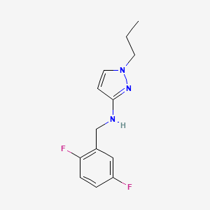 N-[(2,5-difluorophenyl)methyl]-1-propyl-1H-pyrazol-3-amine