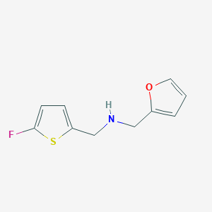 [(5-Fluorothiophen-2-yl)methyl][(furan-2-yl)methyl]amine