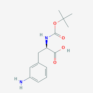 (R)-3-(3-Aminophenyl)-2-((tert-butoxycarbonyl)amino)propanoic acid