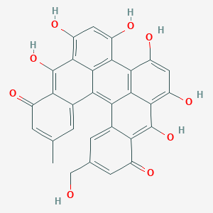 molecular formula C30H18O9 B150504 前拟紫花素 CAS No. 54328-09-5