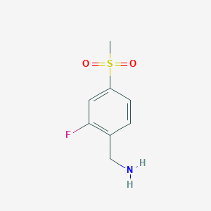 (2-Fluoro-4-(methylsulfonyl)phenyl)methanamine