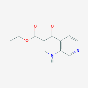 molecular formula C11H10N2O3 B1505043 1,4-Dihydro-4-oxo-1,7-naphthyridine-3-carboxylic acid ethyl ester CAS No. 862546-07-4