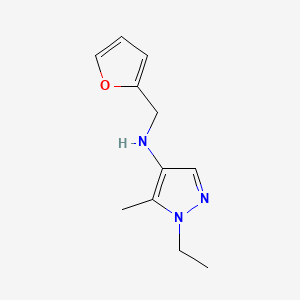 1-ethyl-N-(furan-2-ylmethyl)-5-methyl-1H-pyrazol-4-amine