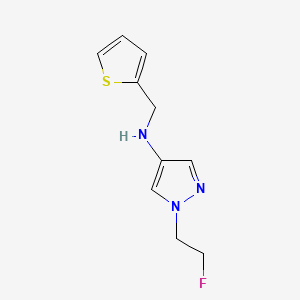 1-(2-fluoroethyl)-N-(thiophen-2-ylmethyl)-1H-pyrazol-4-amine