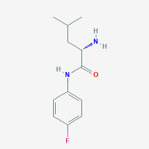 (S)-2-amino-N-(4-fluorophenyl)-4-methylpentanamide