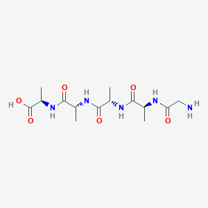 molecular formula C14H25N5O6 B1505049 Gly-L-Ala-L-Ala-D-Ala-D-Ala CAS No. 53093-86-0