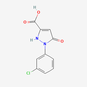 1-(3-chlorophenyl)-5-hydroxy-1H-Pyrazole-3-carboxylic acid