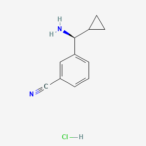 (S)-3-(Amino(cyclopropyl)methyl)benzonitrile hydrochloride