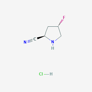 (2R,4S)-4-Fluoropyrrolidine-2-carbonitrile hydrochloride