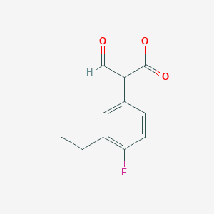 2-(3-Ethyl-4-fluorophenyl)-3-oxopropanoate
