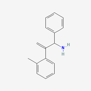 molecular formula C16H17N B1505060 2-(2-Methylphenyl)-1-phenylprop-2-en-1-amine CAS No. 804430-56-6