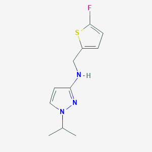 N-[(5-fluorothiophen-2-yl)methyl]-1-(propan-2-yl)-1H-pyrazol-3-amine