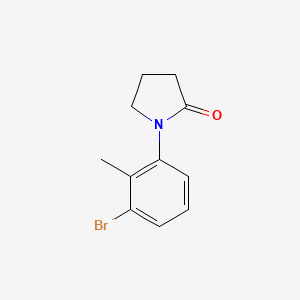 1-(3-Bromo-2-methylphenyl)pyrrolidin-2-one