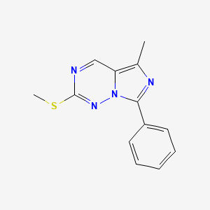 5-Methyl-2-(methylthio)-7-phenylimidazo[5,1-F][1,2,4]triazine
