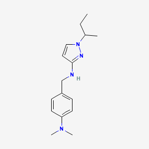 1-(butan-2-yl)-N-{[4-(dimethylamino)phenyl]methyl}-1H-pyrazol-3-amine