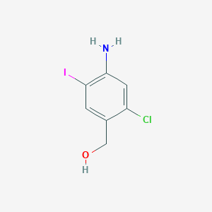 (4-Amino-2-chloro-5-iodophenyl)methanol