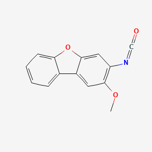 molecular formula C14H9NO3 B1505073 3-Isocyanato-2-methoxydibenzofuran CAS No. 480439-21-2