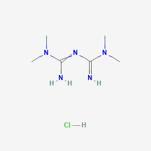 1-[(E)-[amino(dimethylamino)methylidene]amino]-N,N-dimethylmethanimidamide hydrochloride