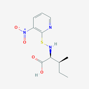 N-[(3-Nitropyridin-2-yl)sulfanyl]-L-isoleucine