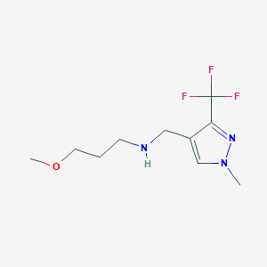 (3-methoxypropyl)({[1-methyl-3-(trifluoromethyl)-1H-pyrazol-4-yl]methyl})amine