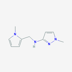 1-Methyl-N-[(1-methyl-1H-pyrrol-2-YL)methyl]-1H-pyrazol-3-amine