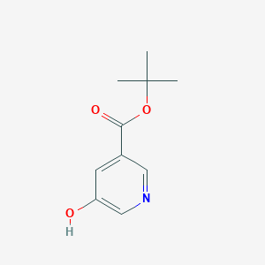 molecular formula C10H13NO3 B1505086 5-Hydroxy-nicotinic acid tert-butyl ester CAS No. 847943-53-7