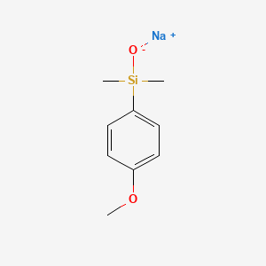 Sodium dimethyl(4-methoxyphenyl)silanolate