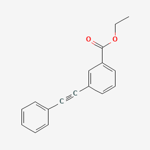 molecular formula C17H14O2 B1505088 Ethyl 3-(phenylethynyl)benzoate 