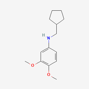 N-(cyclopentylmethyl)-3,4-dimethoxyaniline