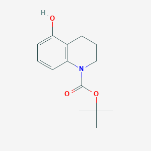 molecular formula C14H19NO3 B1505095 Tert-butyl 5-hydroxy-3,4-dihydroquinoline-1(2H)-carboxylate CAS No. 497068-73-2