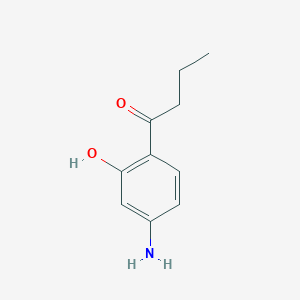 1-(4-Amino-2-hydroxyphenyl)butan-1-one