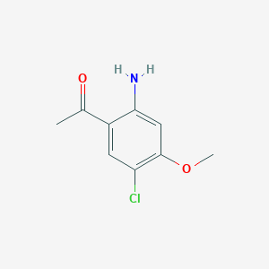 1-(2-Amino-5-chloro-4-methoxyphenyl)ethan-1-one