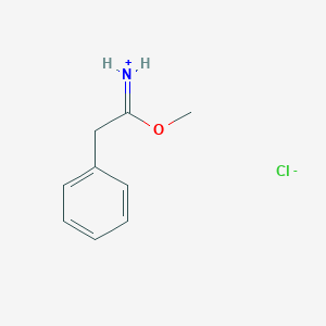 (1-Methoxy-2-phenylethylidene)azanium chloride